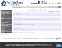 Tablet Screenshot of etheses.whiterose.ac.uk